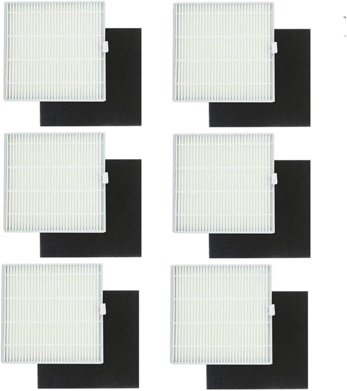 High Efficiency Filter Sponge Filter Replacement for ILIFE V8s Robotic Vacuum Cleaner & ILIFE v80 Max Robot Vacuum Cleaner(6 Pack)