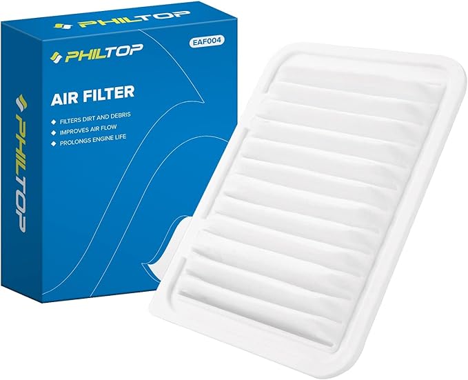 PHILTOP Engine Air Filter, Compatible with CA10190 Toyota Corolla 2009-2019, Yaris 2006-2018, Matrix 2009-2014, Corolla iM 2017-2018 & Scion xD 2008-2014, iM 2016, Pontiac Vibe 2010