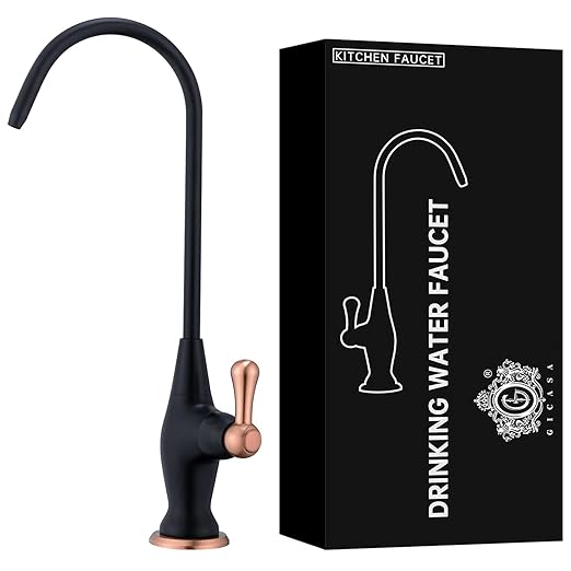 Sink Drinking Water Faucet,Stainless Steel Sink Water Filter System, Suitable for Most Reverse Osmosis or Water Filtration Systems, Reverse Osmosis Faucet for Kitchen Bar