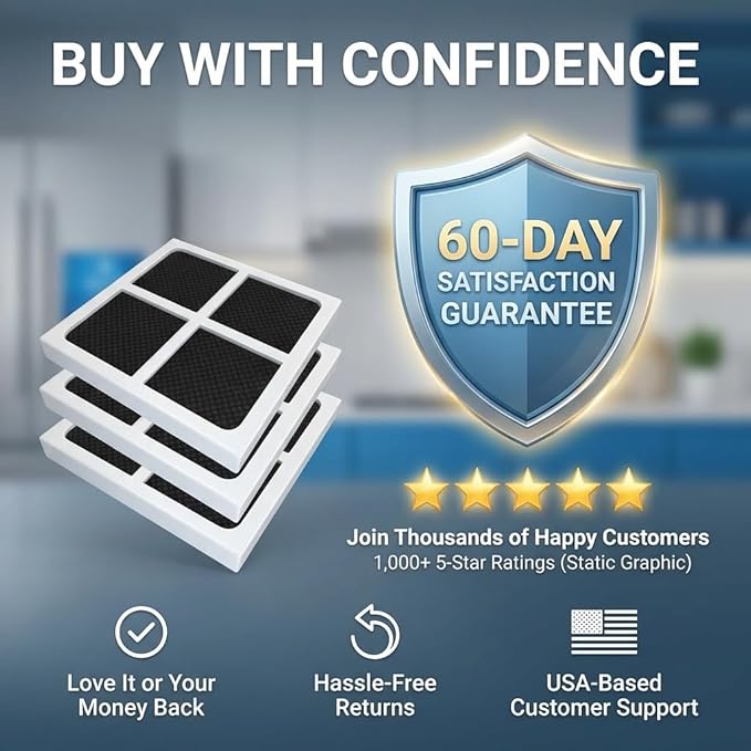 Refresh R-9918 Replacement Compatible with Kenmore 46-9918, 9918, 469918, ADQ73214402, ADQ73214404 and LG LT120F Refrigerator Air Filter