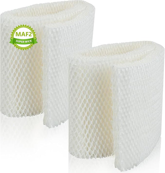 MAF2 Humidifier Wick Filter, MAF2 Super Wick Replacement Compatible with AIRCARE Essick Air Moist Air MA0800 MA0600 MA0601 and Kenmore 15408 17006 29706 29988 Humidifiers(2 Pack)