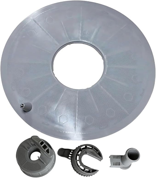 5304518968 Dishwasher lower Spray Arm Bracket, 5304506518 Drain Filter 5304506525 Dishwasher Filter And 5304506533 Dishwasher Filter Base Replacement For Frigidaire Crosley Kenmore Dishwasher