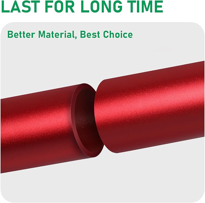 Replacement Wand Tube Quick Release Compatible with Dyson V15 V11 V10 V8 V7 Vacuum Accessories Parts, 28.7in Extension Cleaner Attachment for Home Office (Red)
