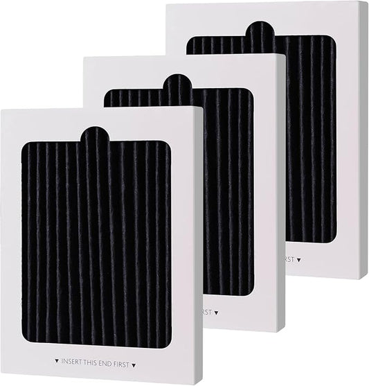 3 Pack Air Filter for Frigidaire Refrigerator PAULTRA Pure Air Ultra, EAFCBF Air Filter Compatible with Electrolux, Reduce Odors with Activated Carbon Filter, Part 242061001, 242047801, 242047804