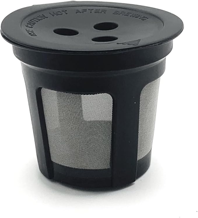 Pack of 6 Replacement Reusable Refillable K Cup Coffee Filter Pods For Ninja Dual Brew Coffee Maker