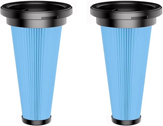2Pack Hepa Filters Replacement Compatible with SUXIANGVAC A27/H28 Cordless Vacuum, Washable Filters Compatible with VICEASE A27 & OIRFND A27 & OUYFHK A27/H28 & Trucozie T350 & Homeika H318 Series