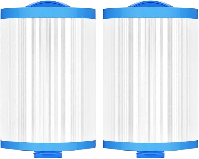 Hot Tub Filter Compatible with Unicel 6CH-940, Filbur FC-0359, PWW50P3, 817-0050, 25252, 03FIL1400, (1 1/2" SAE Thread) Pool Spa Filters Cartridge Replacements 2 Pack