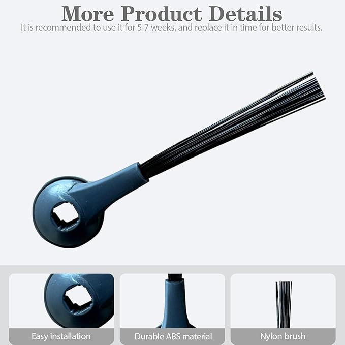 12PCS Side Brush Replacement Accessories for Shark Robot Vacuums — Compatible with AV2110S / AV2120 / RV2110 / RV2120AE