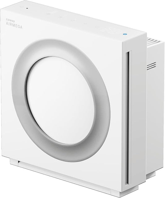 COWAY Airmega Mighty2 Air Purifier, Next Gen of AP-1512HH, for Large Room & Home Cleans up to 1,800 ft², IEST certified HEPA and Active Carbon for Allergies, Smoke, Dust, Pets & Mold, AP-1512N(W)