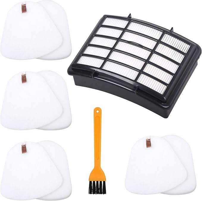 1 HEPA + 4 Foam &Felt Filters For Shark Vacuum Navigator Lift Away Filter Replacement NV350, NV351, NV352, NV355, NV356E, NV360, NV370, UV440, UV540, CU500 Replacement Parts XFF350 and XHF350
