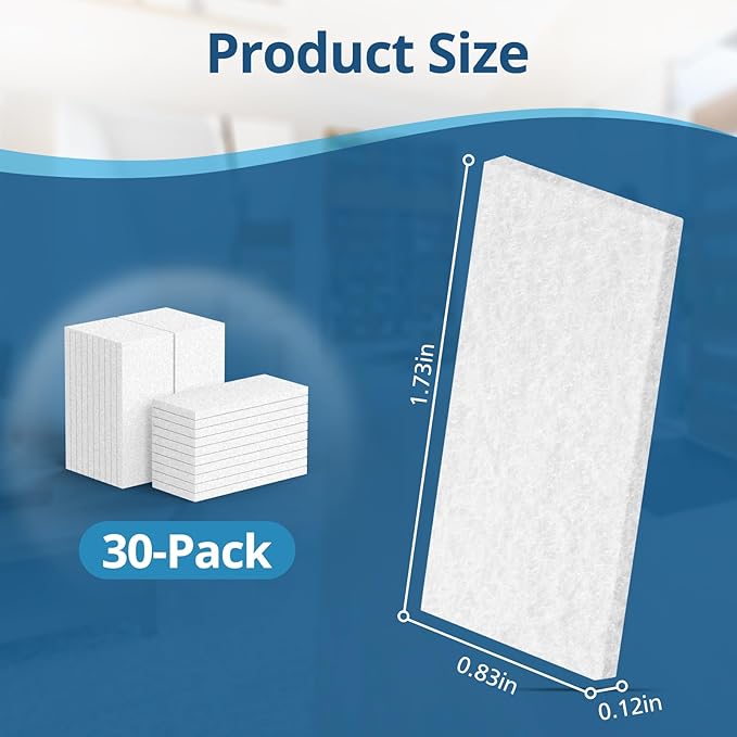 Aroma Pads 30 Packs, Humidifier Replacement Filters Compatible with LEVOIT LV600S, Classic300S, LV600HH, OasisMist450S Humidifiers, Make The Fragrance Stronger and Longer Duration,White