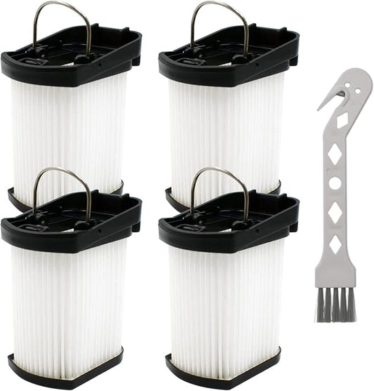 Replacement Vacuum Filters Compatible with Shark WANDVAC Cordless Hand Vacuum WV401 WV410CO WV401BL WV401PK WV403BR WV410PR WV410BL WV410GN WV410TL - Fabric Filters Compare to Part XFFWV400-4 Pack