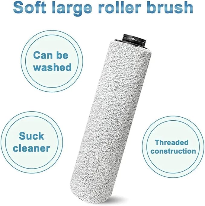 Filter And Roller Brush,Compatible For Tineco Floor One S3 / IFloor 3,Cordless Wet Dry Vacuum Cleaner Spare Replace Parts(Set 3)