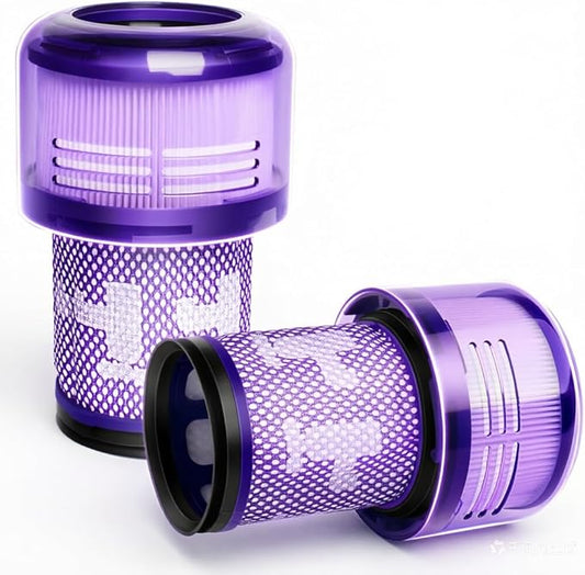 2 Pack Filter Replacement for Dyson V12 Detect Slim, V12 Slim, SV30, SV34, SV35 Cordless Vacuum, Compare to Part 971517-01（NOT for SV12 & V15 Vacuum）