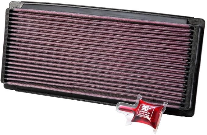 K&N High-Flow Original Lifetime Engine Air Filter: Increase Power: Premium, Washable: Compatible with 1987-1997 FORD: (See Product Descriptions for Select Models), 33-2023