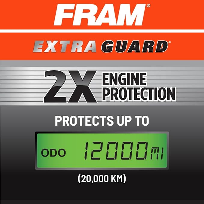 FRAM Extra Guard CA11010 Replacement Engine Air Filter for Select 2010-2013 Acura MDX/ZDX (3.7L) Models, Provides Up to 12 Months or 12,000 Miles Filter Protection