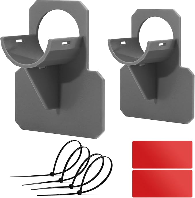 Holders for Above Ground Pool Hoses, Swimming Pool Hose Holders for Keeping Hoses Fixed, Pool Filter Hose Holders 2 Pcs (Gray)