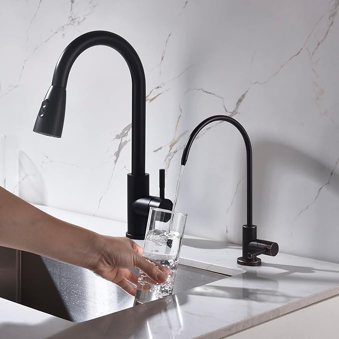 Drinking Water Faucet Oil Rubbed Bronze, Kitchen Water Purifier Tap/Faucet for Non-Air Gap Reverse Osmosis Water Filter System