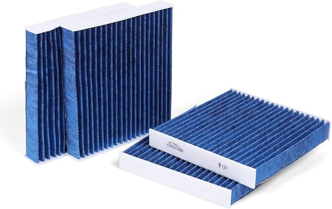 4-Pack HEPA Cabin Air Filter Fits for Mazda CX-9 Toyota RAV4 Corolla Camry Highlander Lexus RX350 Activated Carbon Cabin Filter CF12157 Replacement Accessories