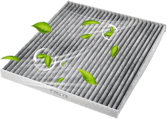 CF11819 Cabin Air Filter with Activated Carbon Compatible with Chevy Equinox, GMC Terrain, Hyundai Sonata, Santa Fe, Saturn Vue, Kia series Car Cabin Air Filter