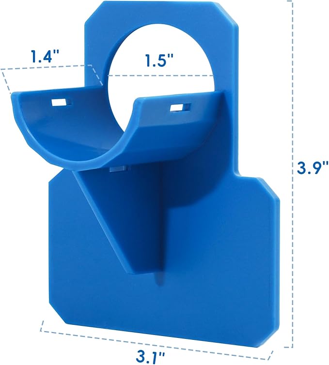 Holders for Above Ground Pool Hoses, Swimming Pool Hose Holders for Keeping Hoses Fixed, Pool Filter Hose Holders 2 Pcs (Blue)