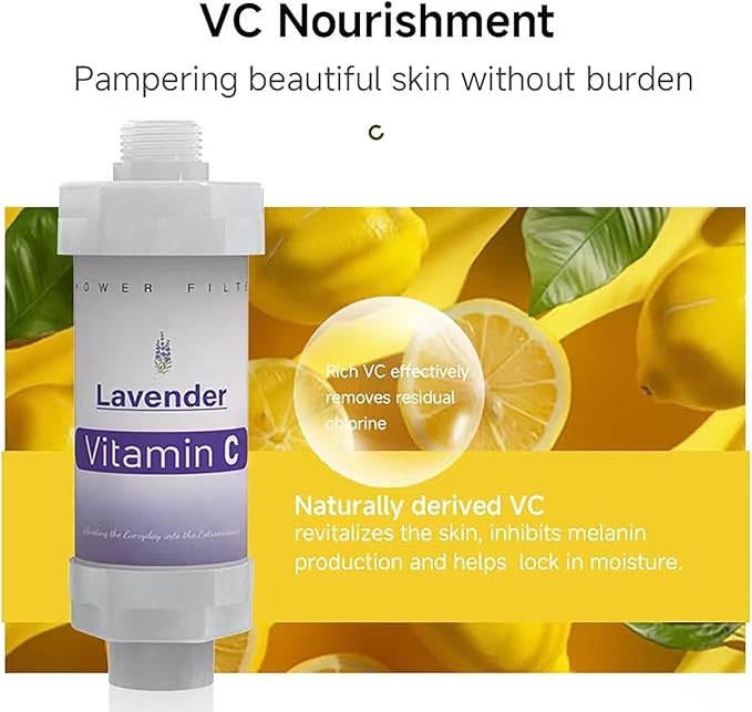 3 Pack Shower Head Filter Vitamin C Bathtub Shower Aromatherapy Replacement Cartridge Bathroom Accessories for Hard Water Filter Remove Chlorine Fluoride Heavy Metals Lemon + Jasmine + White Tea