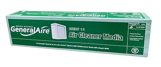 MERV 11 4001 Filter for GeneralAire 12758 for AC1, AC22, AC3, Carrier 31MF, and Bryant® 902BX (1)