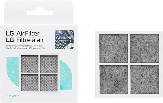 LG LT1000P3 & LT120F 3-Pack Bundle | Replacement Refrigerator Water & Air Filters | 200 Gallon Water Filter Capacity (NSF42, NSF53, and NSF401)