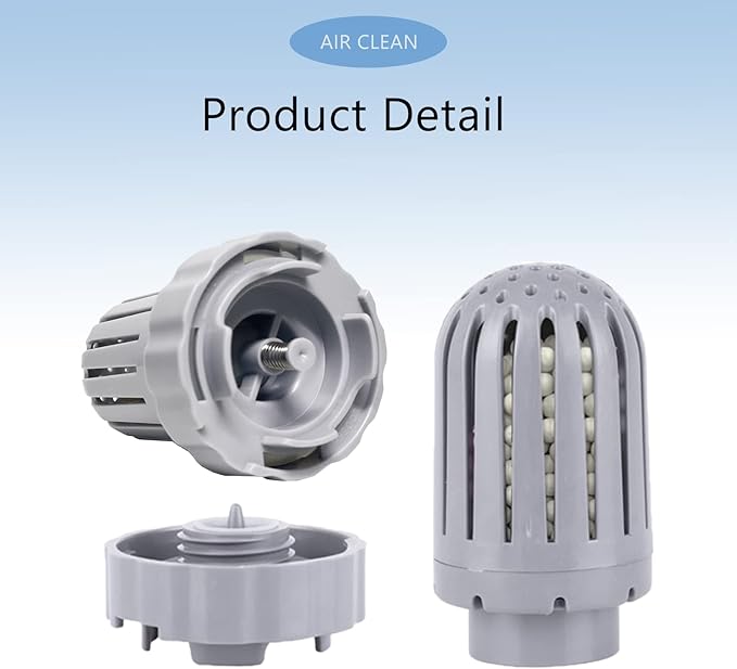 6 Pack Humidifier Demineralization Cartridge Filters Compatible with Air Innovations HUMIDIF Humidifier, Demineralization Cartridge Filters Silver