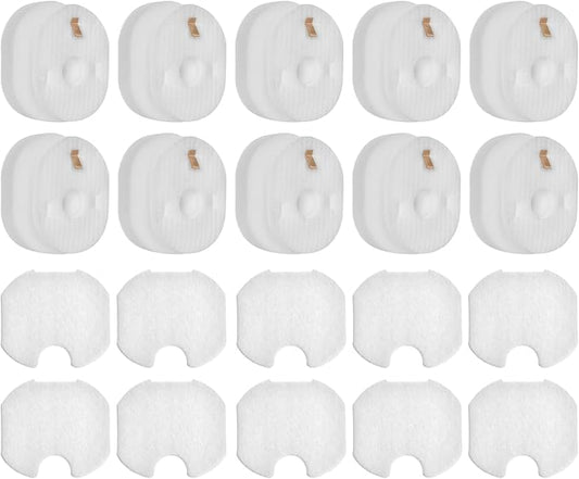 Anewise 10 Pack HV301 Filter Replacement for Shark Rocket HV301 HV30126 HV300 HV302 HV292 HV305 HV307 UV450 QS301 CS100 Ultralight Corded Stick Vacuum, Part #XFFV300, 10 Foam + Felt + Post Filters
