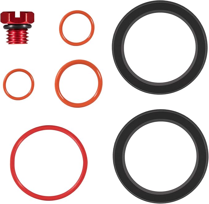 6.6L Duramax Fuel Filter Primer Rebuild Seal Kit Viton O-Rings Billet Bleeder Screw For 2001-2013 6.6L Chevy GMC LB7 LLY LBZ LMM LML Duramax Fuel Filter Primer