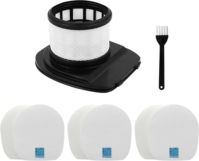 IX141 Replacement Filters for Shark Rocket Pet Pro IX141 IX140 IZ140 IX142 IZ140C IZ142 UZ145 IZ141C IX141H WZ140 Stick Vacuum, Part 616FJ140 & 617FJ140, 1 Hepa + 3 Pack Foam& Felt Filter Kit