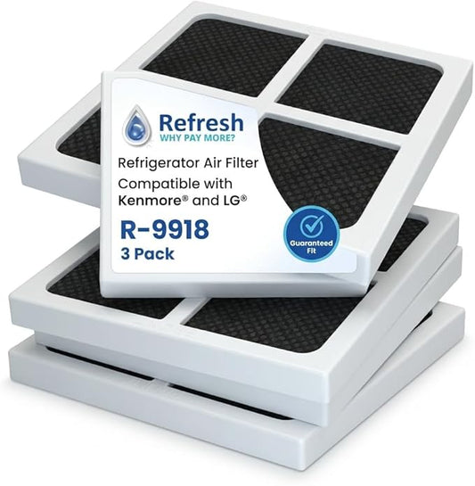 Refresh R-9918 Replacement Compatible with Kenmore 46-9918, 9918, 469918, ADQ73214402, ADQ73214404 and LG LT120F Refrigerator Air Filter