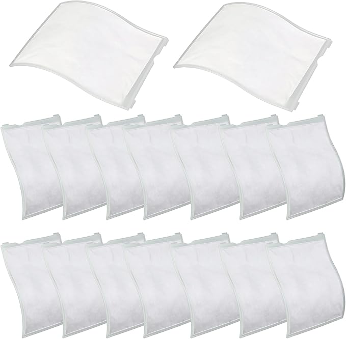 16-Pack 2846 Vacuum Exhaust Filters Compatible with Windsor Sensor S Series S12 S15 & Sebo Essential G1 G2 Upright Vacuums, Replaces 8.614-140.0