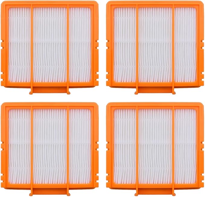 Replacement Filters Compatible with All Shark AI AV2501S AV2501AE AV2502AE RV2520AOUS AV2510AOUS AV2511AE RV2610WA RV2610WD Robot Vacuums with Self-Empty Base, 4-Pack.