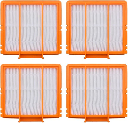 Replacement Filters Compatible with All Shark AI AV2501S AV2501AE AV2502AE RV2520AOUS AV2510AOUS AV2511AE RV2610WA RV2610WD Robot Vacuums with Self-Empty Base, 4-Pack.