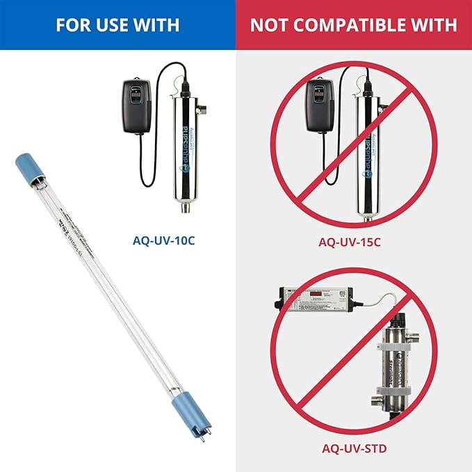 Aquasana UV Whole House Water Filter Replacement Lamp - For Systems Purchased July 2019 Or Later - AQ-UV-L330C