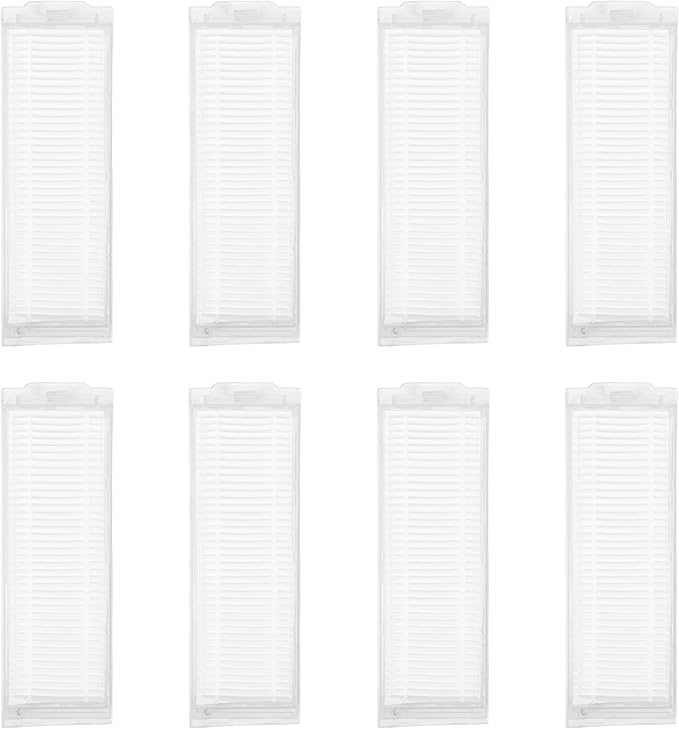 8 Pcs Vacuum Filter Compatible with WYZE Robot Vacuum Cleaner WVCR200S, Replacement for HEPA Filters, WVCR200S Spare Parts Kit Accessories