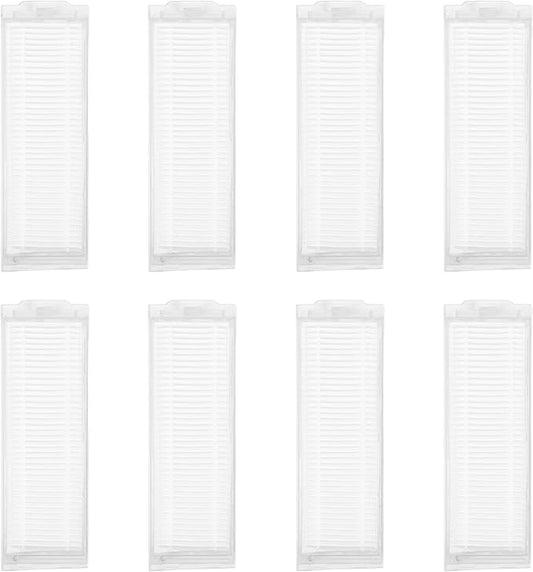 8 Pcs Vacuum Filter Compatible with WYZE Robot Vacuum Cleaner WVCR200S, Replacement for HEPA Filters, WVCR200S Spare Parts Kit Accessories