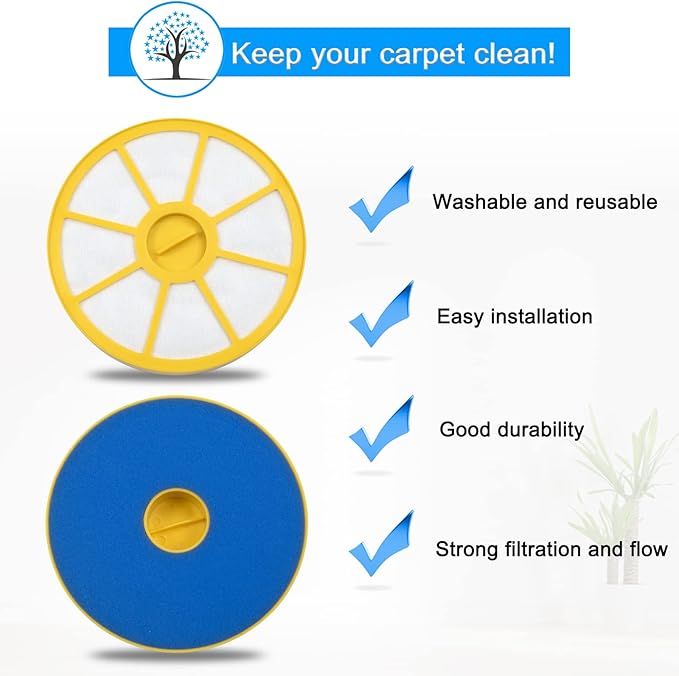 DC14/ DC15 Filter Set For Dyson DC15, DC14 Animal, All Floors, Complete, Full Kit, HEPA Filter Replacement, Part 905401-01, 923480-01