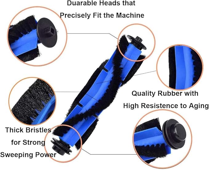 Replacement Parts Accessories Compatible with Goovi 1600PA D380 D382,2000PA, Coredy R3500 R3500S, R550(R500+), R650, R600, R700, R750, R580, iMartine C800 D900, DeenKee DK600 Robot Vacuum…