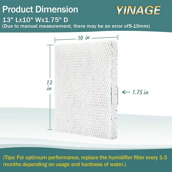35 Panel Humidifier Filter Replacement for Aprilaire 350 560 560A 568 600 600A 600M 700 700A 700M 760 760A,Model 35 02 Replacement Filter for Aprilaire 600 Series 2pcs.