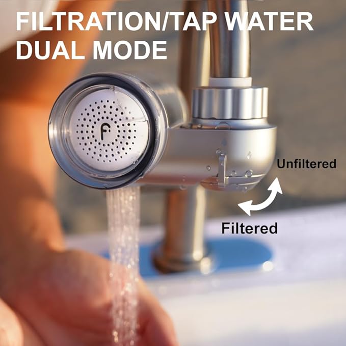Filterbaby Skincare Filter 2.0 Replacement Cartridge, Bathroom Sink Faucet Filter Replacement, 99.9% Chlorine Removal, Only Compatible with Filterbaby 2.0, 1 Pack