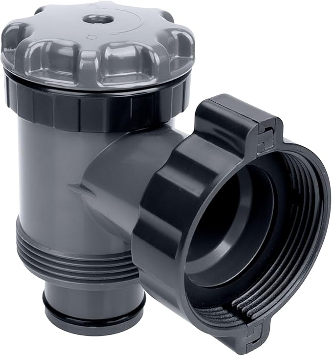Plunger Valve for Intex Pools, Plunger Valve Connection Pool Pump Hose of 38 Compatible, Above Ground Pool Filter Pump On Off Plunger Valve Part, for Intex Hose Plunger Valve Replacement