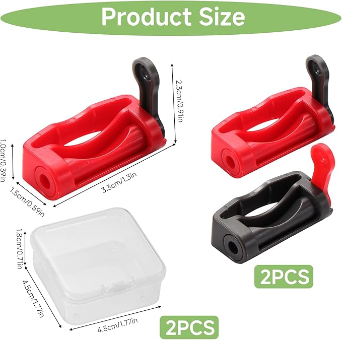2 Pcs Vacuum Cleaner Power Button, On Off Control Clamp Compatible with Dyson Trigger Lock Switch Replacement Parts Accessories for Homeowners Elderly Users V6 V7 V8 V10 V11 V15