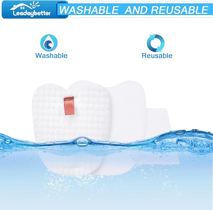 Leadaybetter HV343amz Filter Replacement for Shark Rocket DeluxePro Zero-M Ultra-Light HV345 HV343 ZS350 ZS351 ZS351C ZS352 UV480 HV322 HV320 Corded Stick Vacuum Filters, Part # XPMFK320 & 1084FTV320