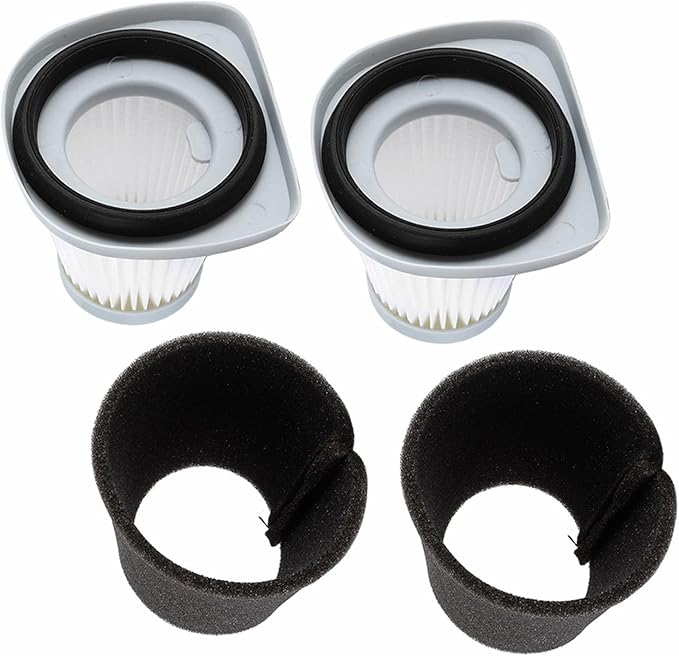 2PCS Vacuum Cleaner Filter Replacement Fit for Haier Handheld Vacuum Cleaner ZL601R ZL601A Replacement Vacuum Filters