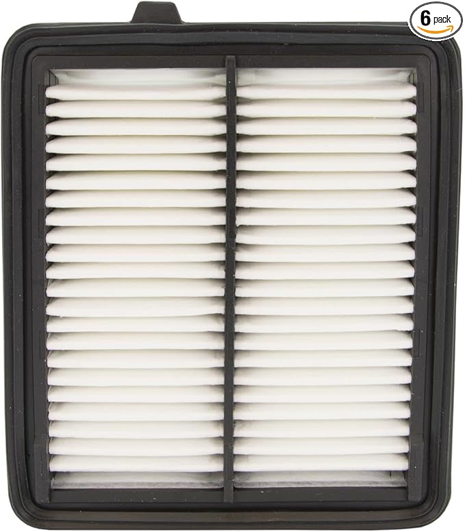 ECOGARD XA6100 Premium Engine Air Filter Fits 2010-2014 Honda Insight (Pack of 6)