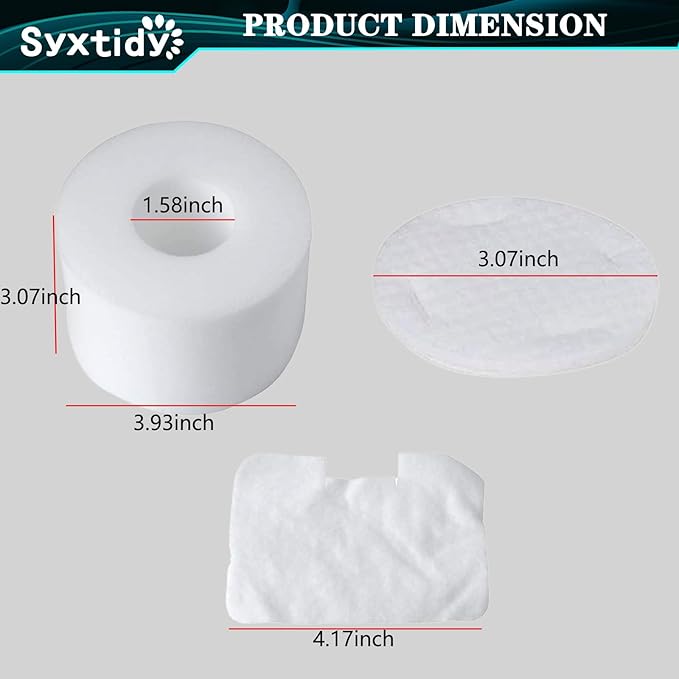 Filter Replacement for Shark Navigator Deluxe Upright Models NV42 31,NV44, NV46, NV4626, UV402, Part XFF36, 2 Pack, White