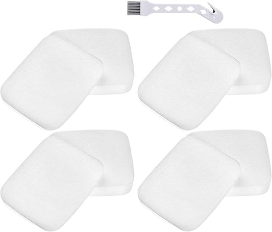 Anewise 4 Pack UV850 UV900 Filter Replacement for Shark Performance Lift-Away UV900 UV850 UV950 DuoClean PowerFins Detect LA490 LA491 LA492 Upright Vacuum, Part XFFK602UKT Foam & Felt filters